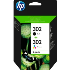 302 Originele Zwarte/Drie-Kleuren Inktcartridges|HP Best