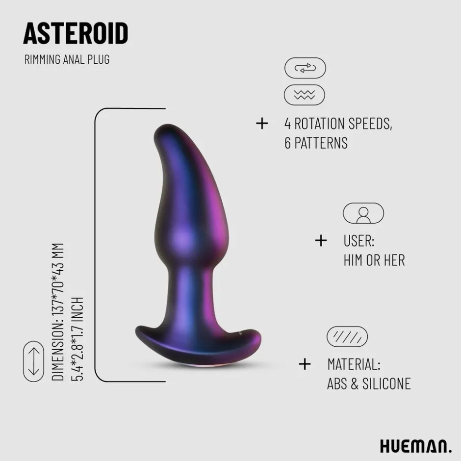 Asteroid Rimmende Anaal Plug|Hueman Clearance