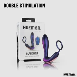 Black Hole Anaal Vibrator Met Cockring|Hueman Hot