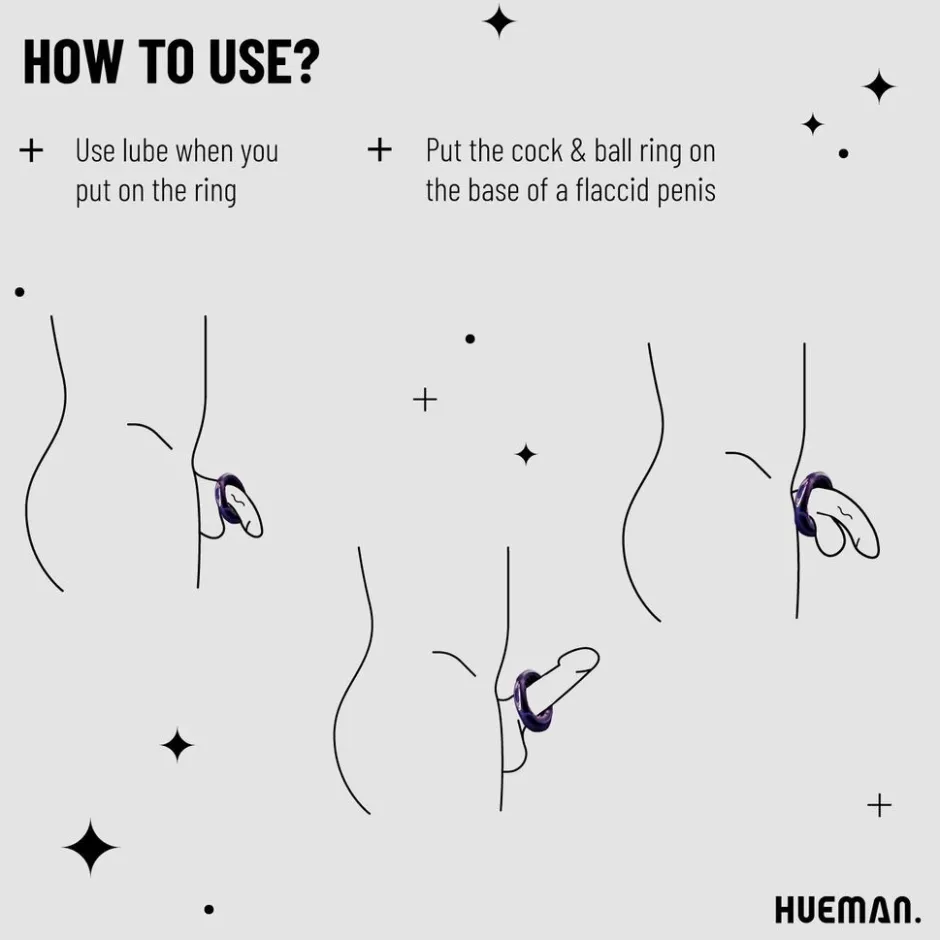 Saturn Vibrerende Cock/Ball Ring|Hueman Sale