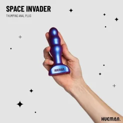 Hueman Space Invader Vibrerende en Stotende Buttplug< Seksspeeltjes