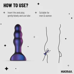 Hueman Space Invader Vibrerende en Stotende Buttplug< Seksspeeltjes