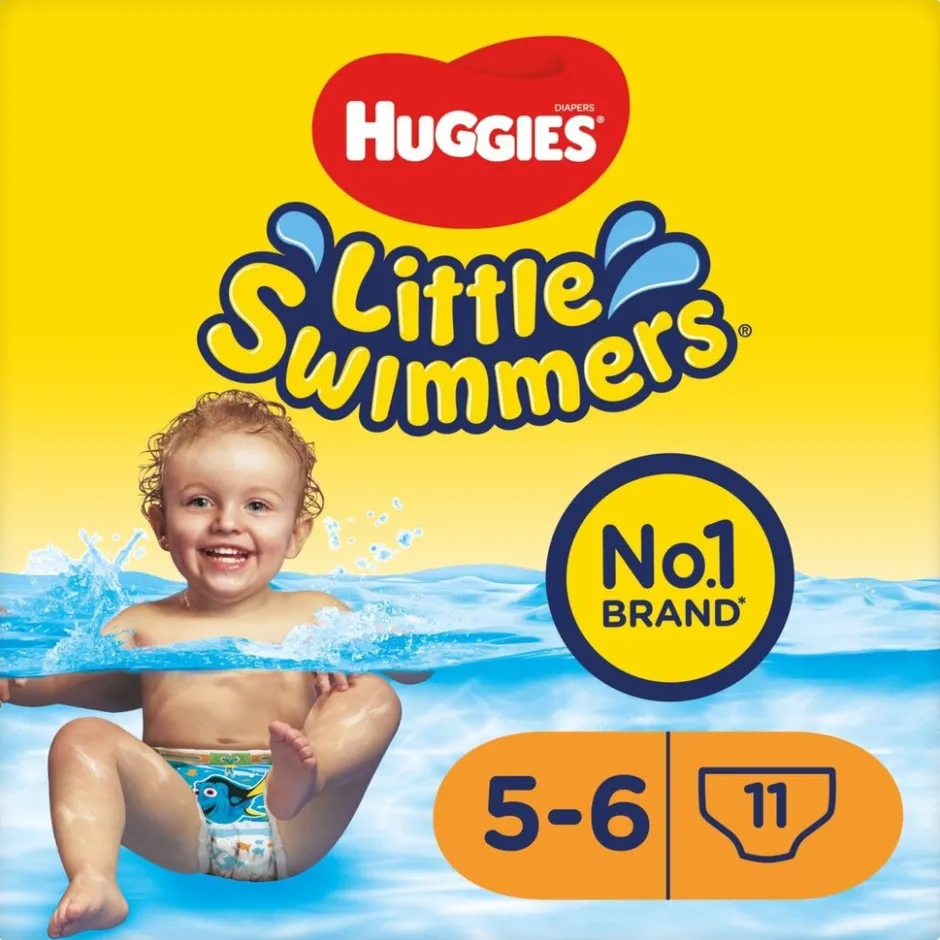 Huggies 5-6 Little Swimmers 12-18kg Zwemluiers< Zwemluiers