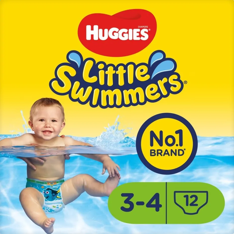 3-4 Little Swimmers 7-15kg Zwemluiers|Huggies Sale