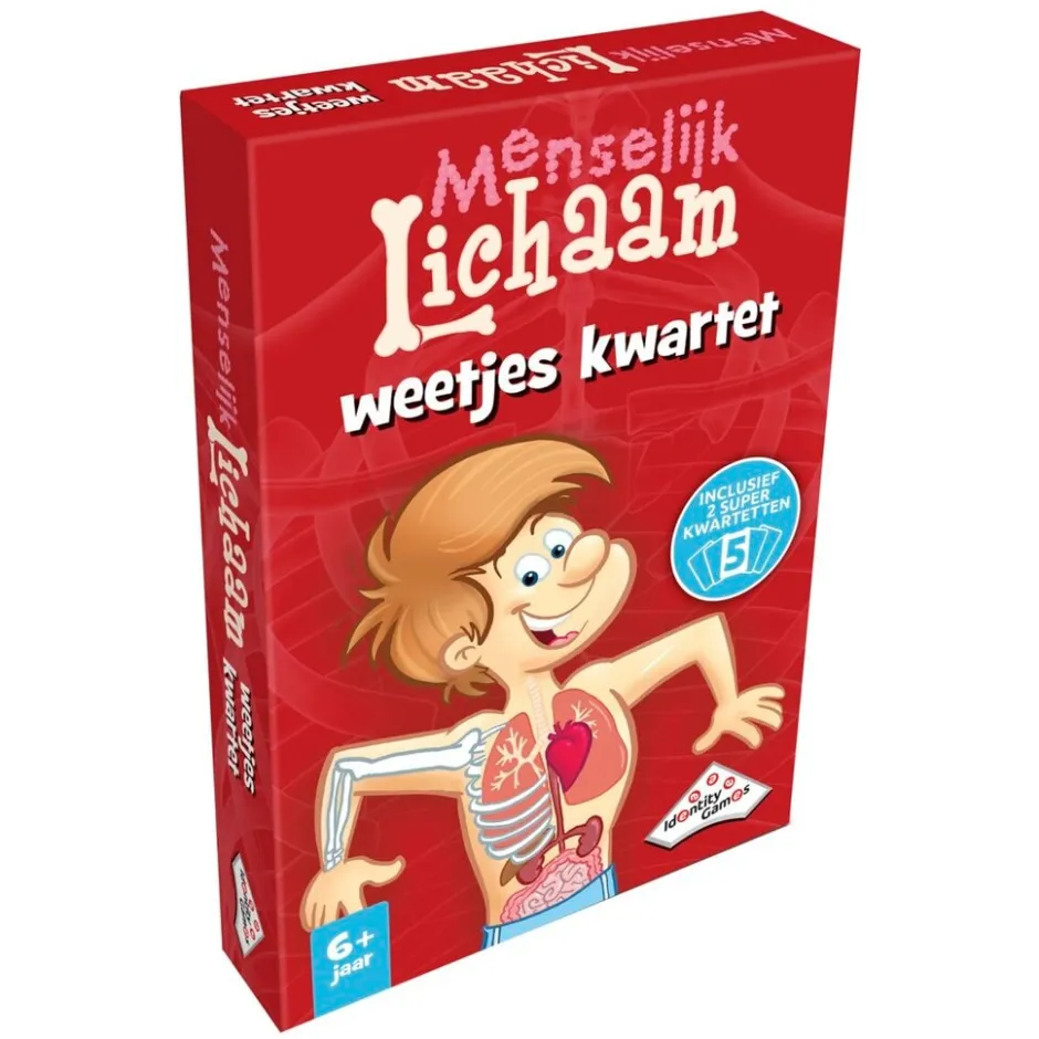Identity Games Menselijk Lichaam Kwartet< Kaartspellen