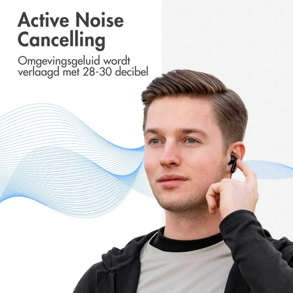 Aura Pro Draadloze Bluetooth Oordopjes met Active Noise Cancelling|Imoshion Clearance