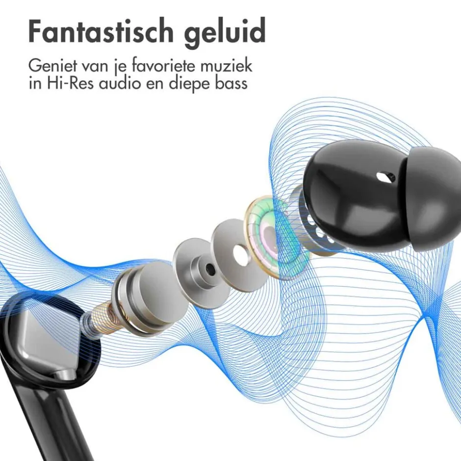 Aura Pro Draadloze Bluetooth Oordopjes met Active Noise Cancelling|Imoshion Clearance