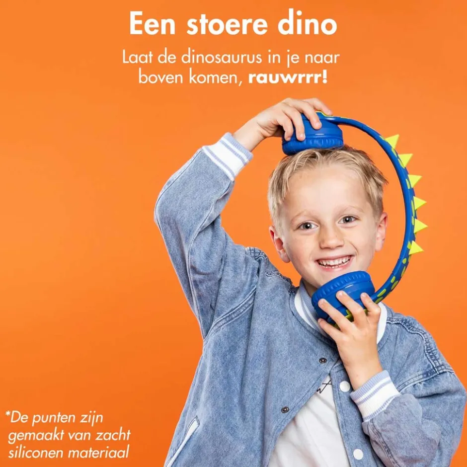 Draadloze Bluetooth Kinder Koptelefoon met Dino Spikes|Imoshion