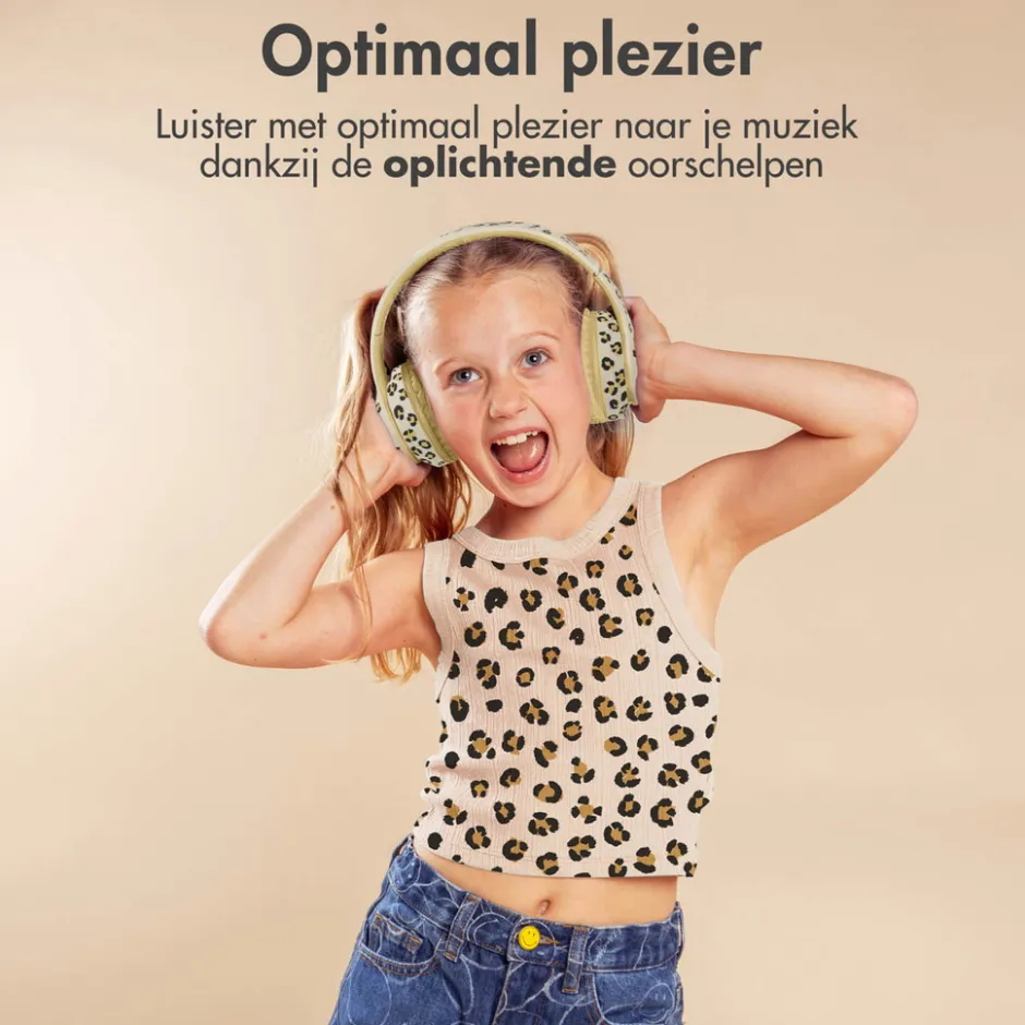 Draadloze Bluetooth Kinder Koptelefoon met LED Verlichting|Imoshion New