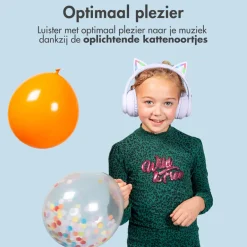 Draadloze Bluetooth Kinder Koptelefoon met Verlichte Kattenoortjes|Imoshion Clearance