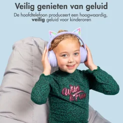 Draadloze Bluetooth Kinder Koptelefoon met Verlichte Kattenoortjes|Imoshion Clearance