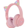 Draadloze Bluetooth Kinder Koptelefoon met Verlichte Kattenoortjes|Imoshion Outlet