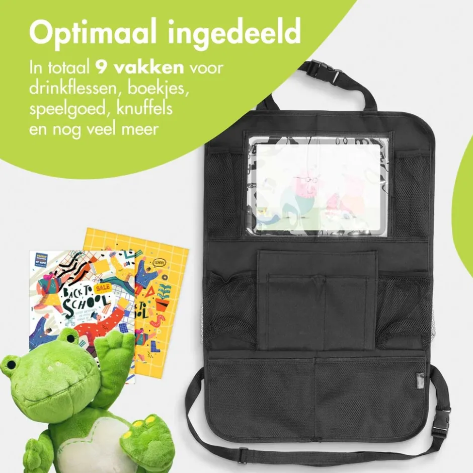 9-in-1 Autostoel Organizer voor Kinderen Inclusief Tablethouder|Imoshion Online