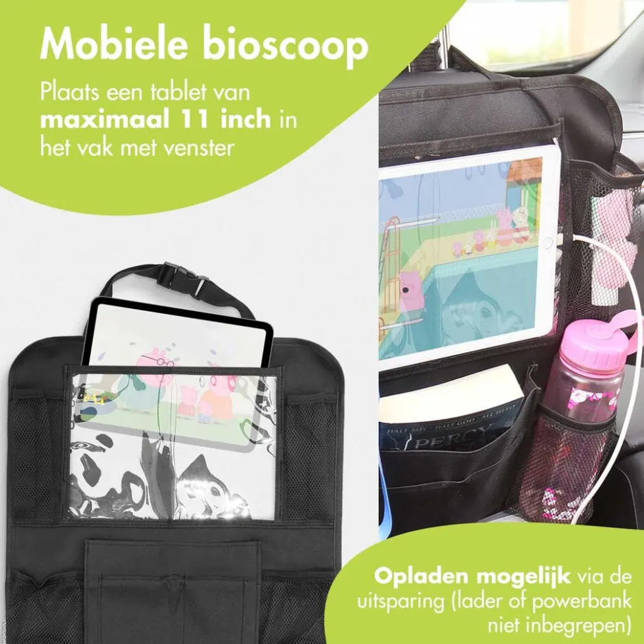 9-in-1 Autostoel Organizer voor Kinderen Inclusief Tablethouder|Imoshion Online