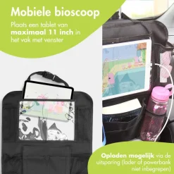 9-in-1 Autostoel Organizer voor Kinderen Inclusief Tablethouder|Imoshion Outlet