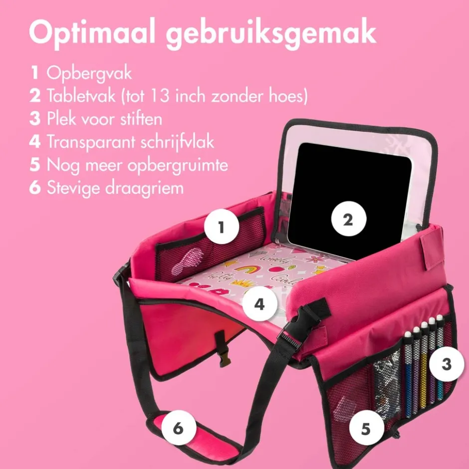 Reistafel met Tablethouder voor Kinderen|Imoshion