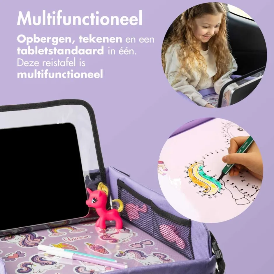 Reistafel met Tablethouder voor Kinderen|Imoshion Hot