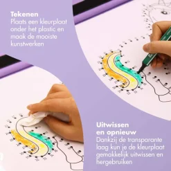Reistafel met Tablethouder voor Kinderen|Imoshion Hot