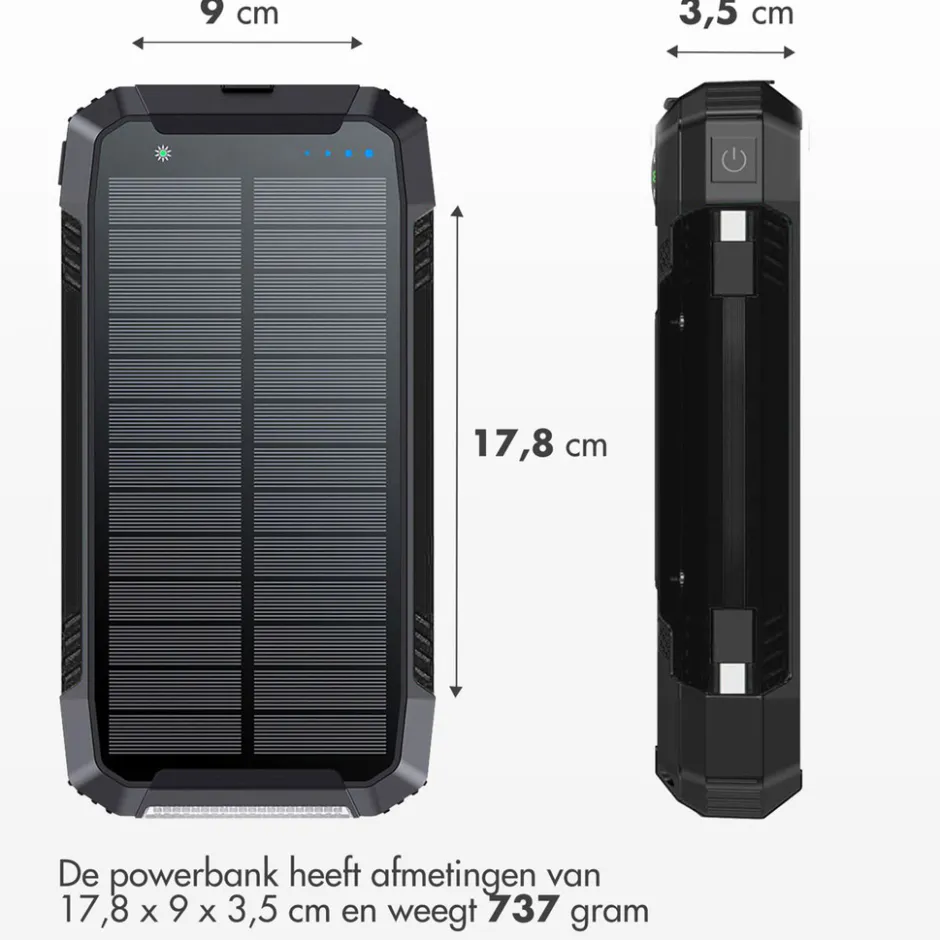 Imoshion Solar Powerbank 30.000 mAh< Powerbanks