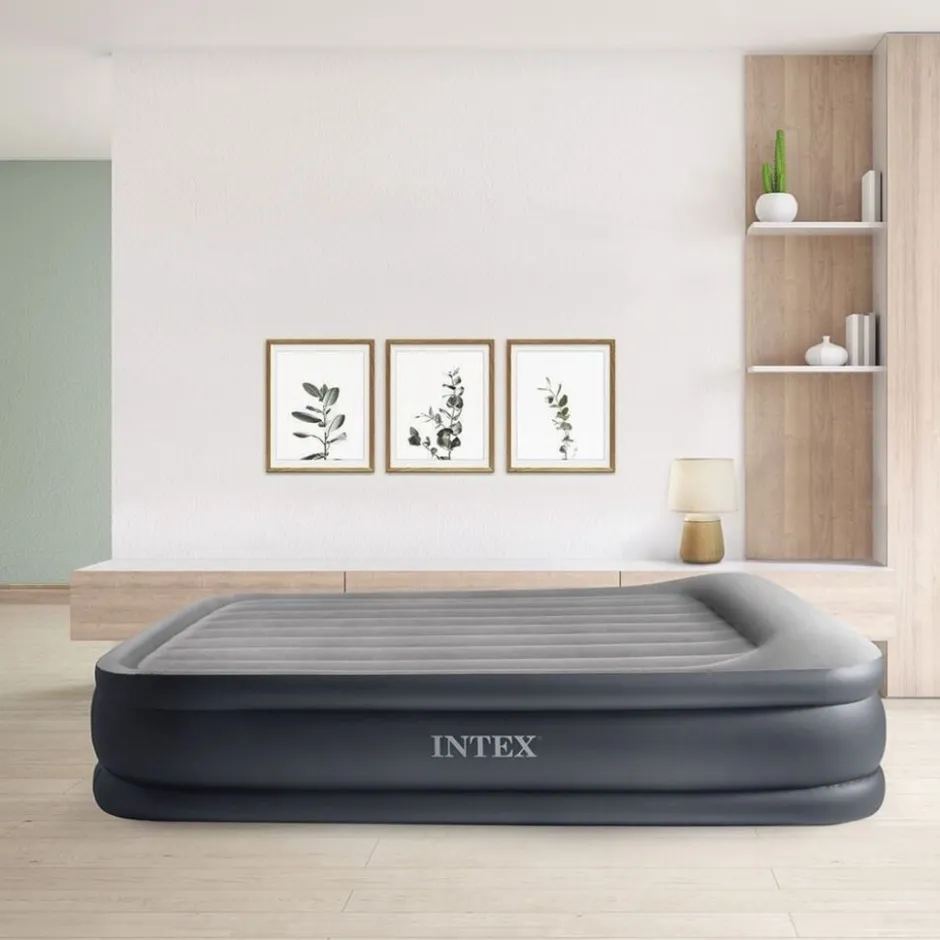 Intex Luchtbed Twin Pillow Rest Raised Deluxe luchtbed< Buiten En Vrije Tijd