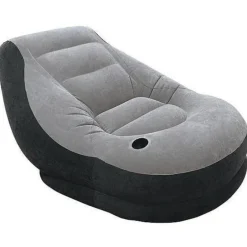 Opblaasbare Loungestoel met poef|Intex Clearance