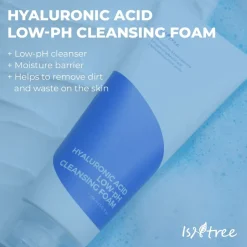 ISNTREE Hyaluronic Acid Low-pH Cleansing Foam< Korean Skincare|Gezichtsreiniging