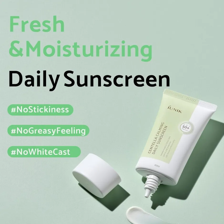 IUNIK Centella Calming Daily Sunscreen| Hot