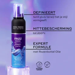 Frizz Ease Dream Curls Curl Reviver Mousse|John Frieda Clearance