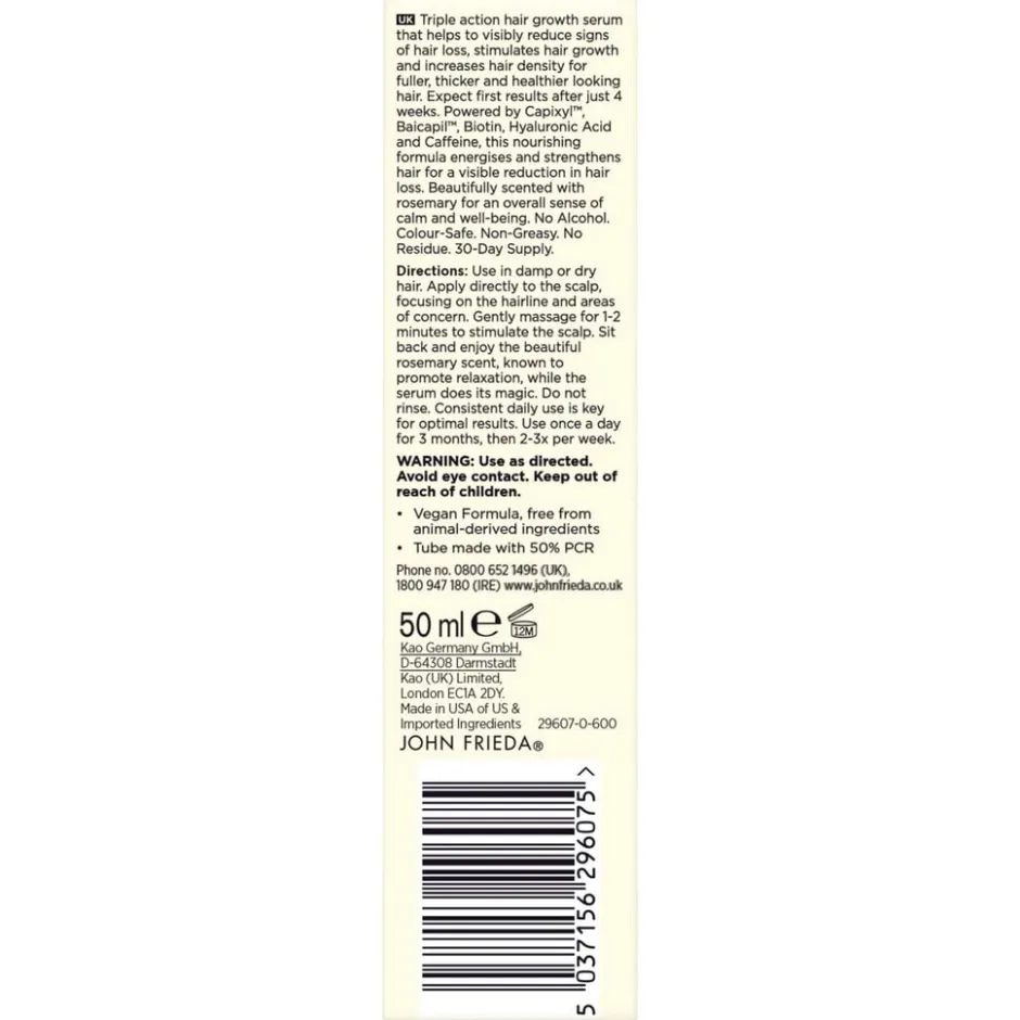 John Frieda Pro Filler+ For Fine Hair Scalp Serum< Haarserum|Haartreatment