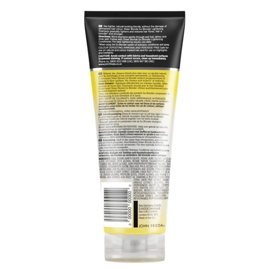 Sheer Blonde Go Blonder Lightening Shampoo|John Frieda