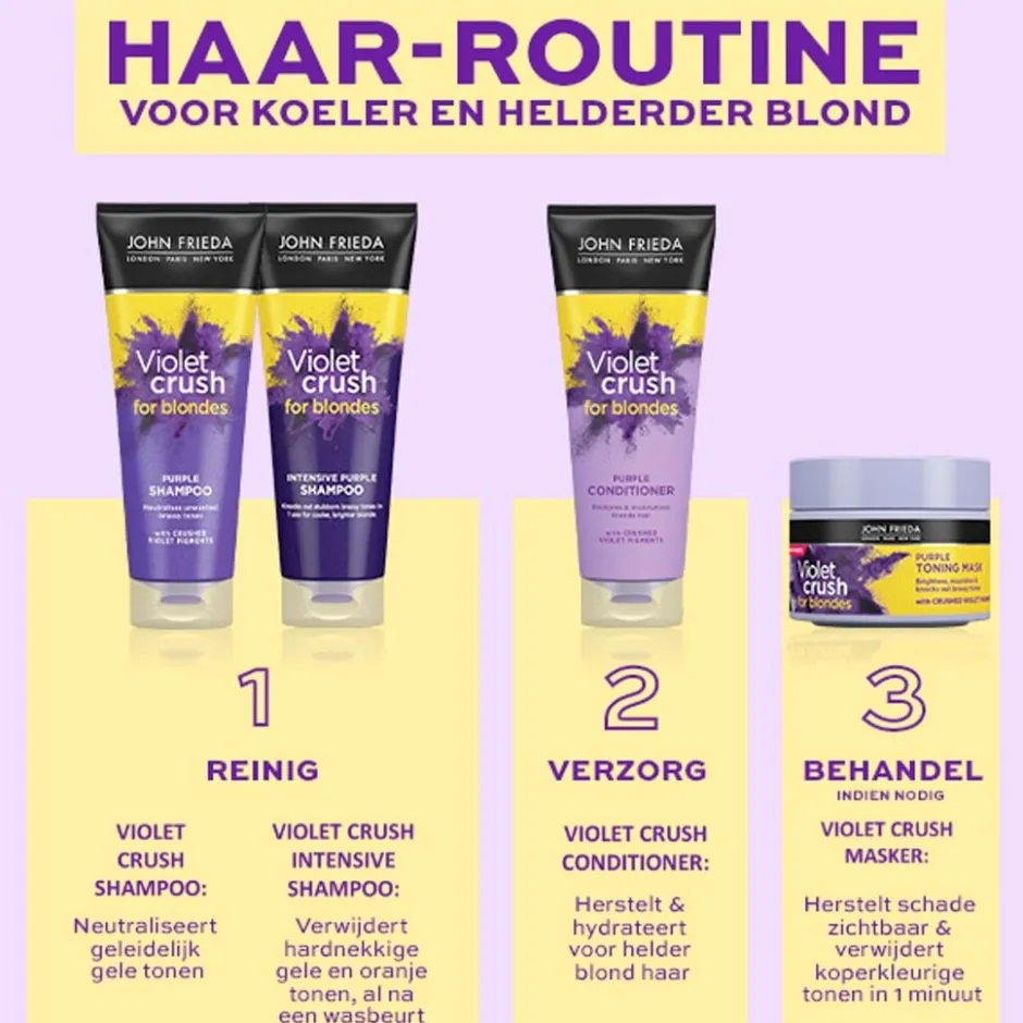 John Frieda Violet Crush Intensive Purple Shampoo< Shampoo