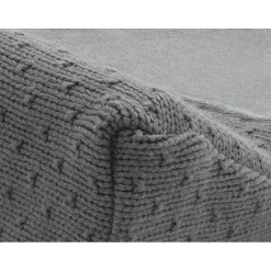 Bliss Knit Storm Grey 50 x 70 cm Aankleedkussenhoes|Jollein Discount