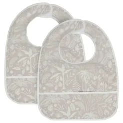 Jollein Botanical Nougat 2-pack Waterproof Slabber< Slabbetjes