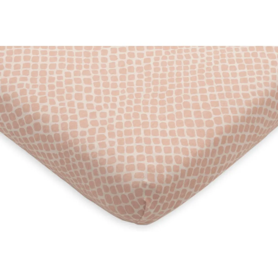 Jersey Snake Pale Pink 75 x 95 cm Boxmatras Hoeslaken|Jollein