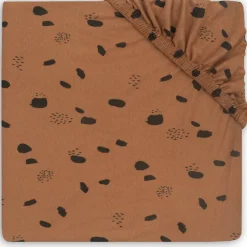 Jersey Spot Caramel 75 x 95 cm Boxmatras Hoeslaken|Jollein Hot