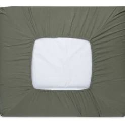 Jollein Pure Knit Leaf Green 75 x 85 cm GOTS Aankleedkussenhoes< Aankleedkussenhoezen|Verrassend Babyvoordeel