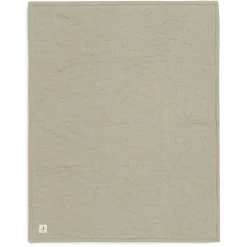 Jollein Soft Waves Olive Green / Velvet 100 x 150 cm Ledikantdeken< Baby Beddengoed