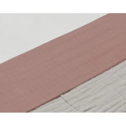 Wrinkled Cotton Rosewood 120 x 150 cm Ledikantlaken|Jollein