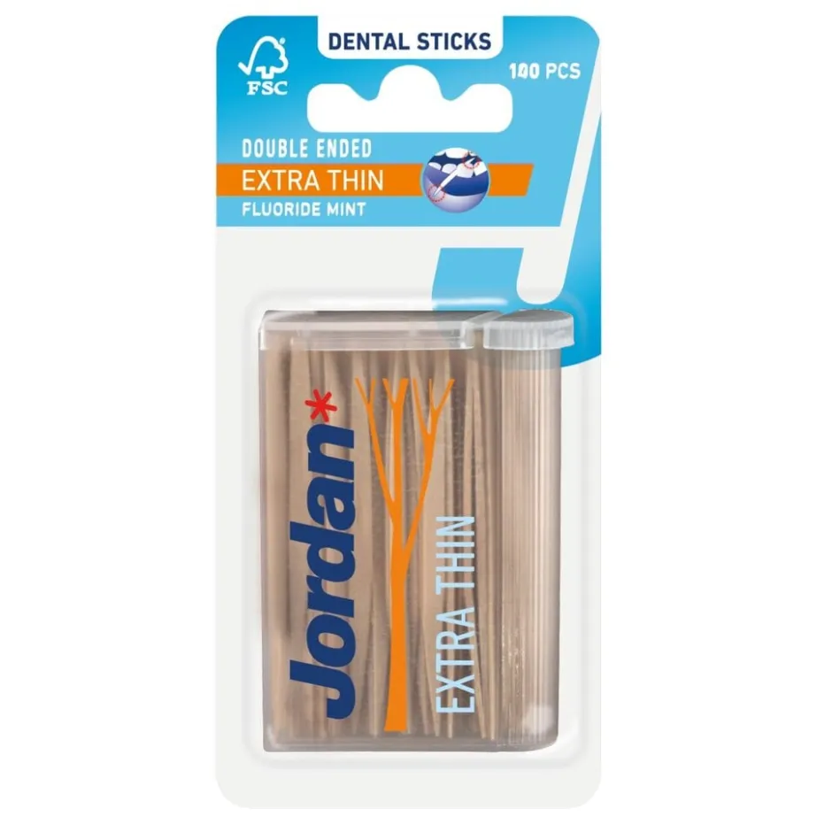 Jordan Double Ended Extra Thin Tandenstokers< Tandenstokers