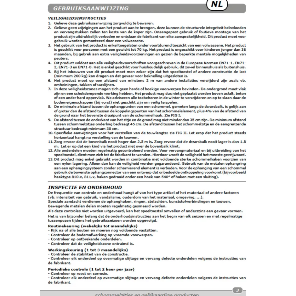 schommelzitje|KBT Discount
