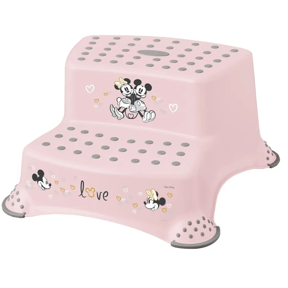 Keeeper Minnie Mouse Lichtroze 2 Treden Opstapje< Opstapjes