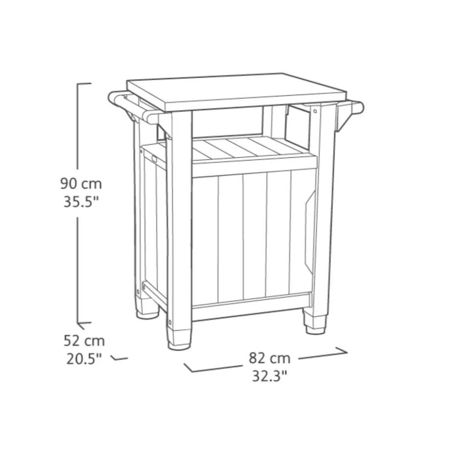 Unity Classic BBQ tafel|Keter Best