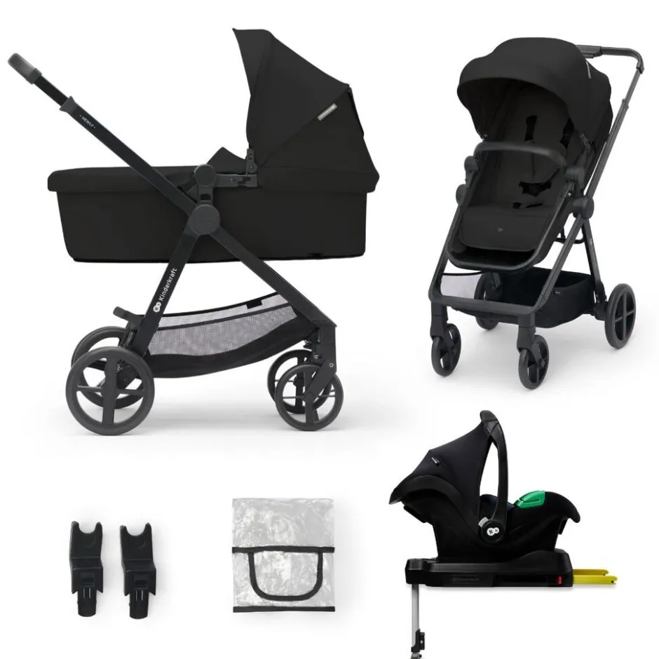 Newly 4-in-1 Pro Kinderwagen met Autostoel en Base|Kinderkraft Online
