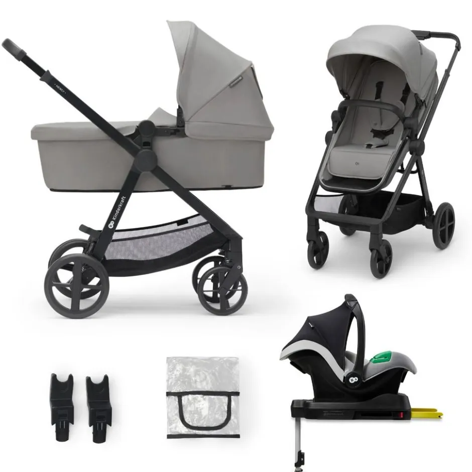 Newly 4-in-1 Pro Kinderwagen met Autostoel en Base|Kinderkraft Sale