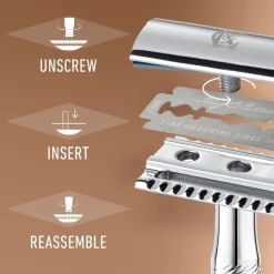 . Gillette Double Edge Safety Razor Scheerapparaat|King C Best