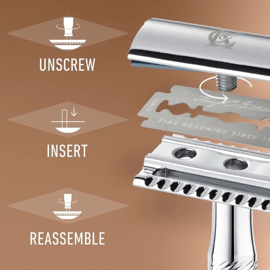 . Gillette Double Edge Safety Razor Scheerapparaat|King C Best