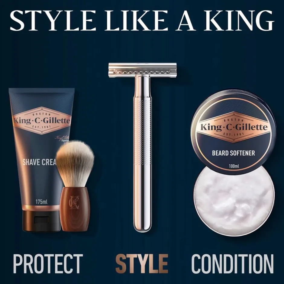 . Gillette Double Edge Safety Razor Scheerapparaat|King C Best
