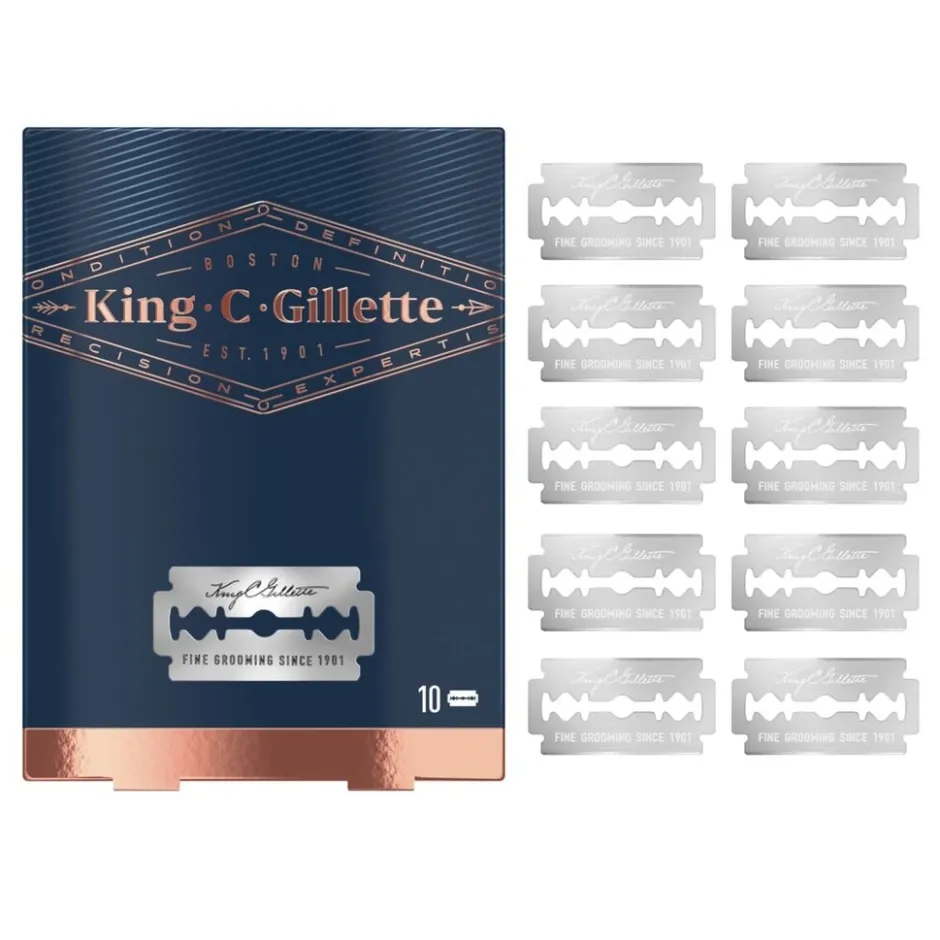 . Gillette Double Edge Razor Scheermesjes|King C New