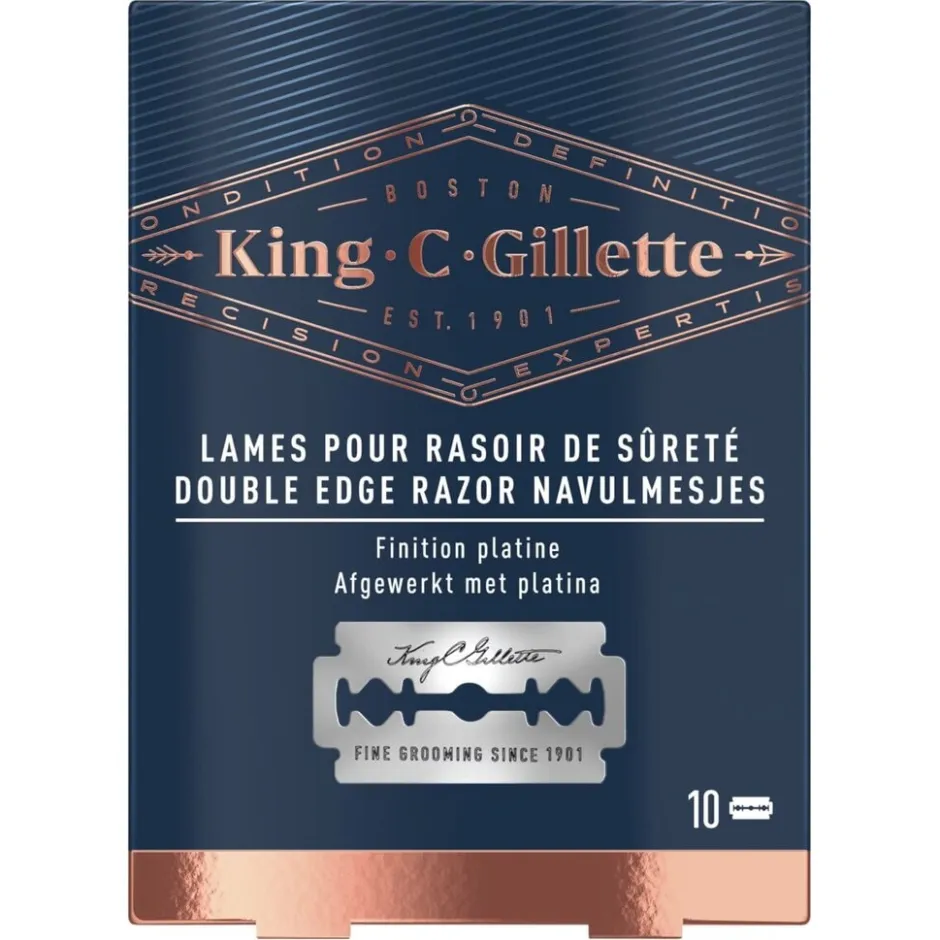 . Gillette Double Edge Razor Scheermesjes|King C New