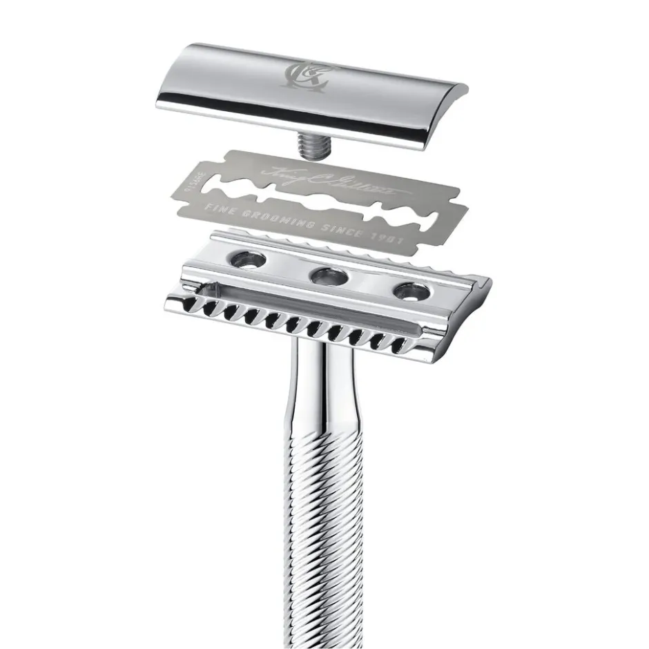 . Gillette Double Edge Razor Scheermesjes|King C New